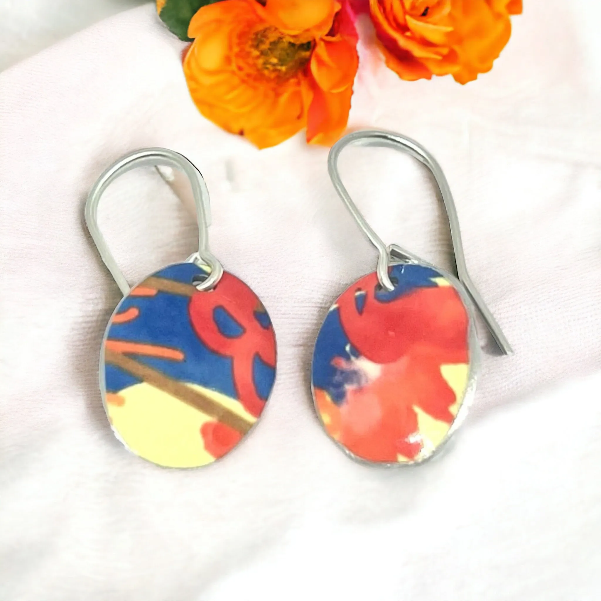 Spring blossom oval Earrings