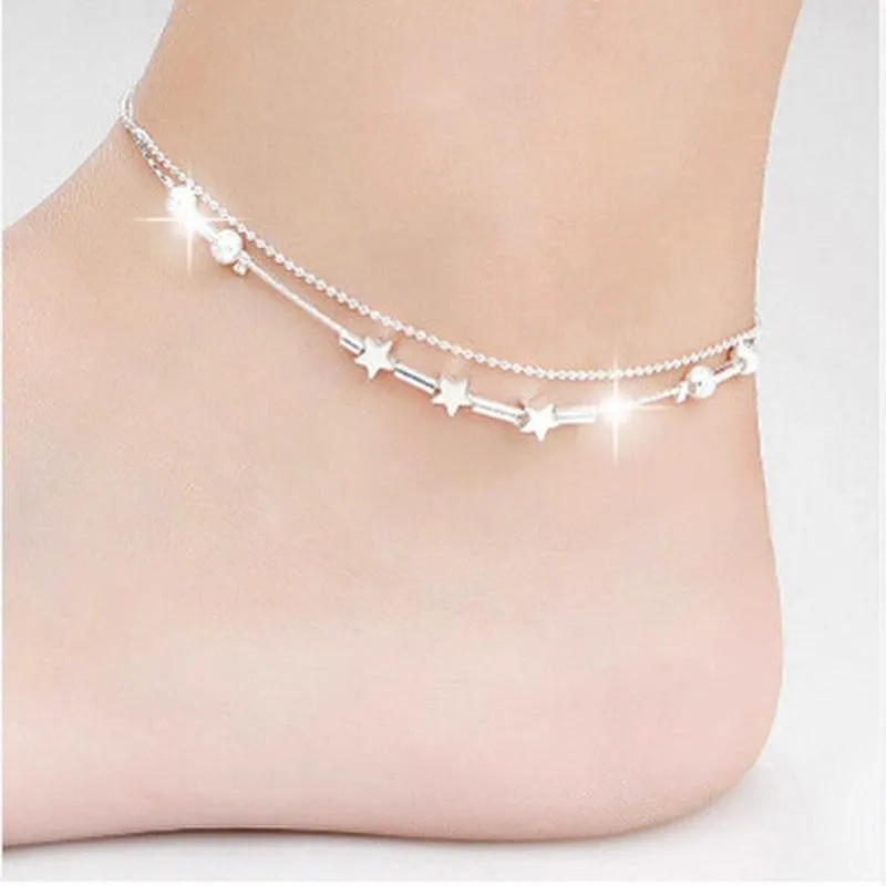 Star Chain Ankle Bracelet