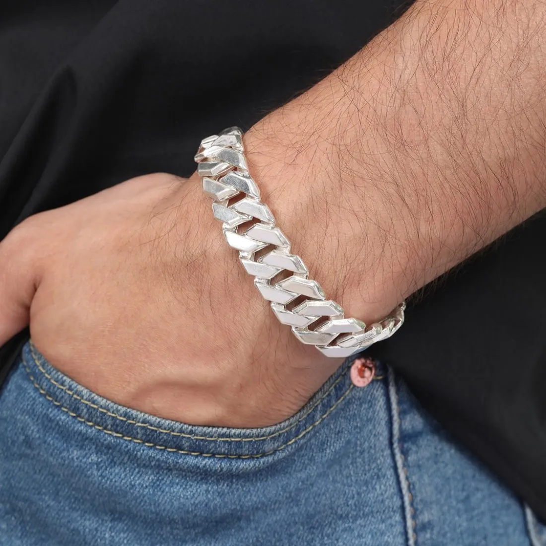 Timeless Elegance Silver Plated 925 Sterling Silver Bracelets